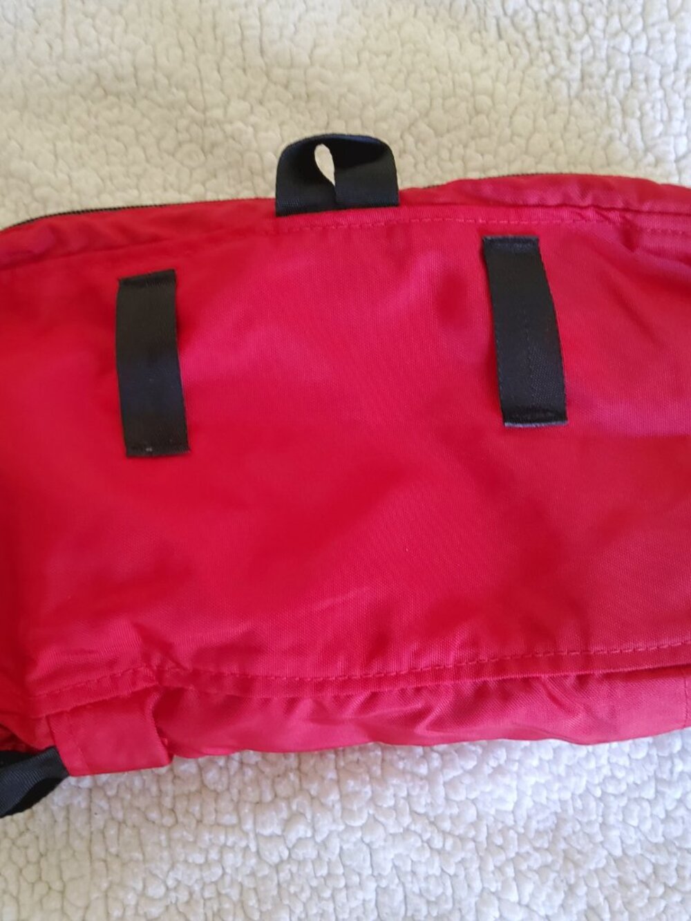 Outdoor Research Red Zip Travel Pouch Organizer Bag Vintage Made in USA Seattle - Picture 2 of 6